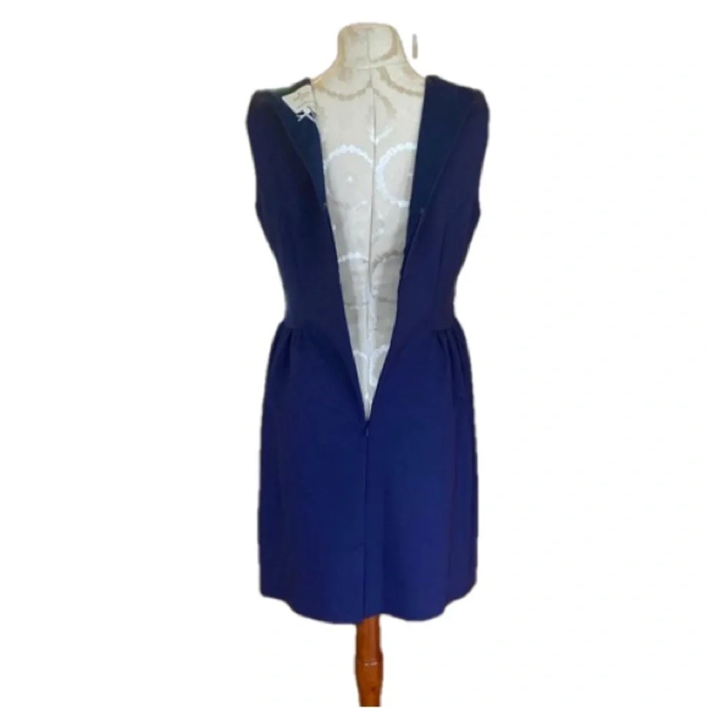 Kate Spade Rhys California Calling French Navy Blue Sleeveless Dress Size 10 NWT
